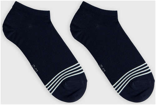 Носки унисекс серые с рисунком в виде поперечных полос Mark Formelle / 103228868 - вид 2