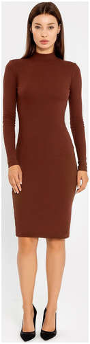 Платье женское в кофейно-коричневом оттенке Mark Formelle / 103166527