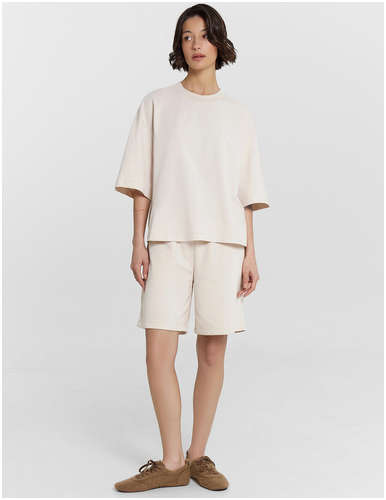 Комплект женский серый: футболка и шорты Mark Formelle / 103236115 - вид 2