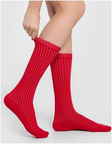 Носки женские красные Mark Formelle 103214374