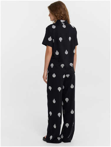 Комплект женский черный с принтом Mark Formelle / 103240697 - вид 2