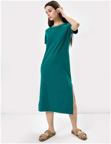 Платье женское в темно-зеленом цвете Mark Formelle / 103166961