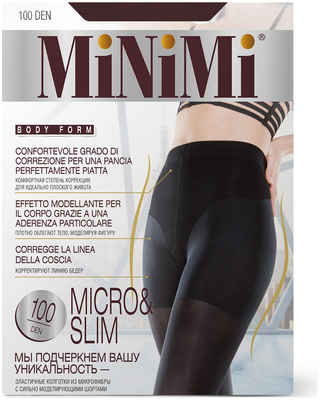 Колготки mini micro&slim 100 nero MINIMI 103109294