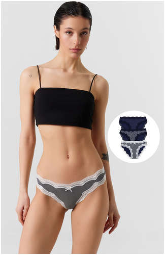 Трусы слипы женские в наборе, 3 шт Mark Formelle 103226279