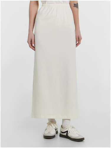 Юбка женская миди кремовая Mark Formelle / 103222657 - вид 2