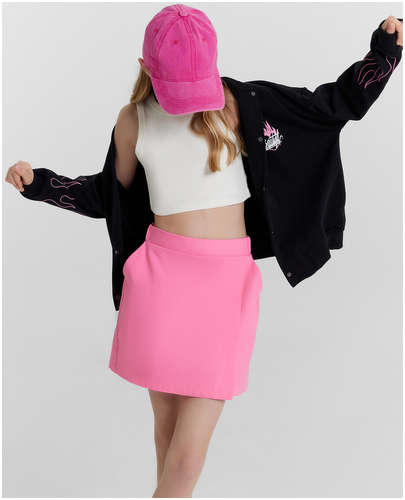 Шорты-юбка для девочек розовые Mark Formelle 103233366