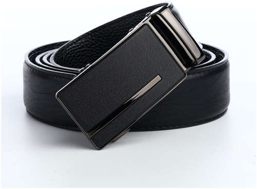 Ремень мужской, ширина 3,6 см, пряжка автомат, цвет черный / 103206421 - вид 2