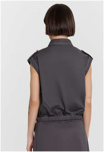 Блузка женская серая Mark Formelle / 103238854 - вид 2