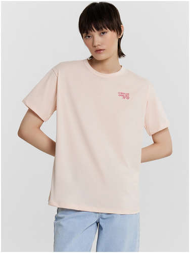 Футболка женская розовая с принтом Mark Formelle / 103238562 - вид 2