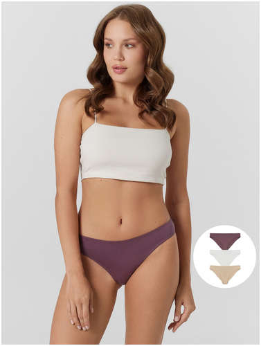 Трусы слипы женские в наборе, 3 шт Mark Formelle 103235382