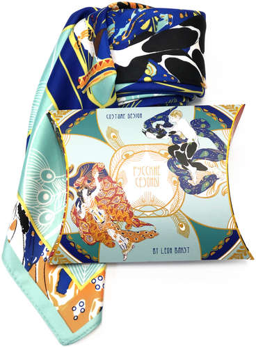 Платок «Русские сезоны. Леон Бакст» 90*90 Русские в моде 103239776