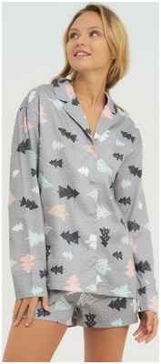 Пижама рубашка шорты KAFTAN / 1035609