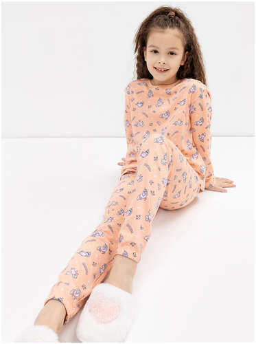 Пижама для девочек (лонгслив, брюки) Mark Formelle / 103171880