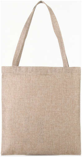 Сумка-шопер на молнии, бежевая 103223058