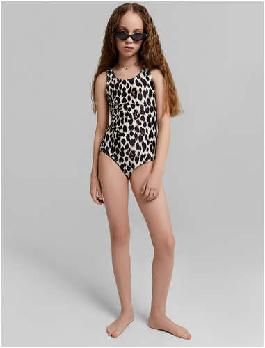Купальник для девочек слитный леопардовый Mark Formelle / 103228533 - вид 2