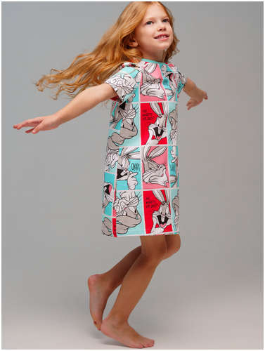 Сорочка ночная трикотажная PLAYTODAY / 103217475 - вид 2