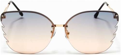 Очки солнцезащитные uv 400, дужка 14.5 см, ширина 13.7 см, линза 5.5×6.1 см onesun 103235193