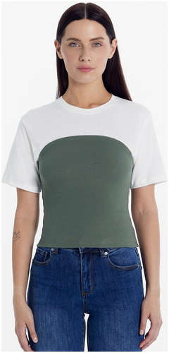 Джемпер женский бело-зеленый Mark Formelle / 103197238 - вид 2