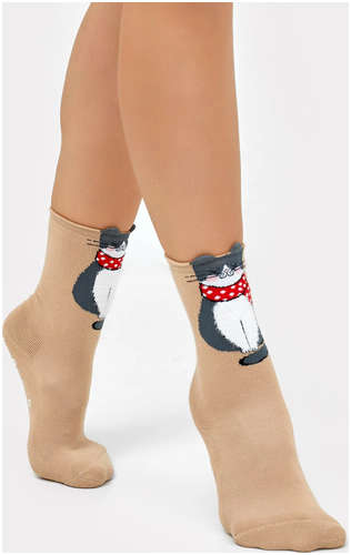 Высокие женские носки в оттенке Mark Formelle / 103239994 - вид 2