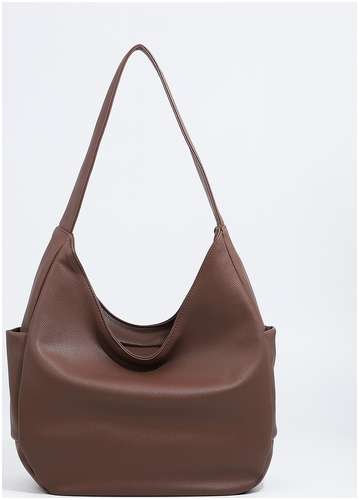 Сумка женская textura, мешок, большой размер, цвет коричневый / 103150545