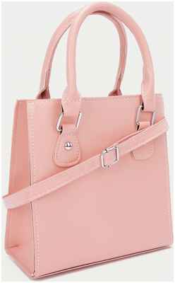 Сумка-тоут на молнии, цвет розовый / 10344972 - вид 2