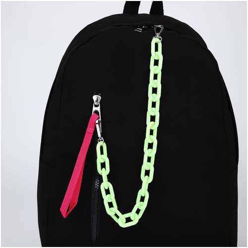 Рюкзак текстильный с карманом, черный, 45х30х15 см NAZAMOK / 103150010 - вид 2