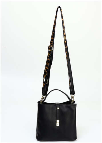 Сумка женская тоут на молнии, цвет черный 103217938