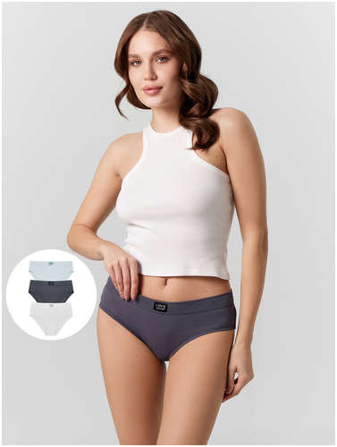 Трусики слипы женские в наборе, 3 шт Mark Formelle 103224739