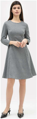 Платье женское серое мини с паттерном Mark Formelle 103174656