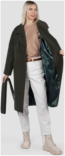 Пальто женское демисезонное (пояс) EL PODIO / 103178212 - вид 2