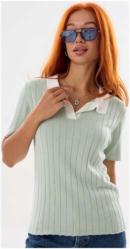 Футболка вязаная поло Lika Dress 103241684