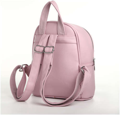 Рюкзак женский на молнии, цвет розовый / 103182000 - вид 2