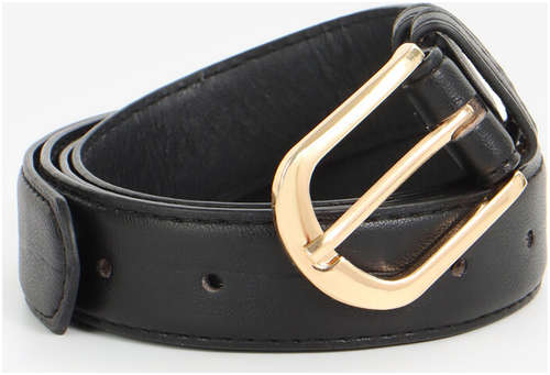 Ремень женский, ширина 2.8 см, пряжка металл, черный / 103241545 - вид 2