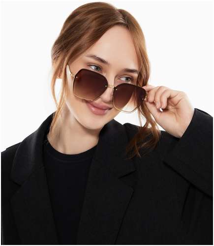 Очки солнцезащитные uv 400, дужка 13.5 см, ширина 13.4 см, линза 5.6×6 см onesun / 103235159 - вид 2