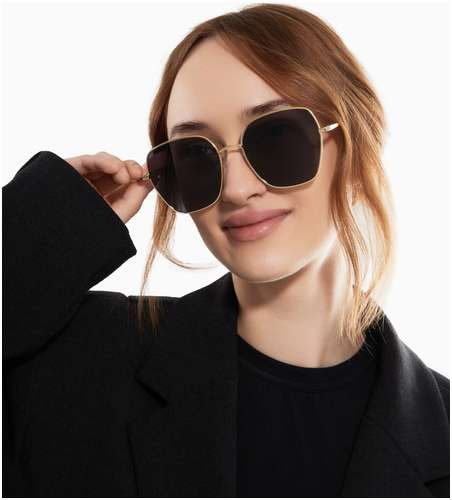 Очки солнцезащитные uv 400, дужка 14 см, ширина 13.1 см, линза 5.6×5.7 см onesun / 103235174 - вид 2