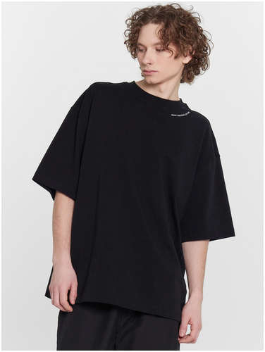 Футболка мужская черная с надписью Mark Formelle / 103234072 - вид 2