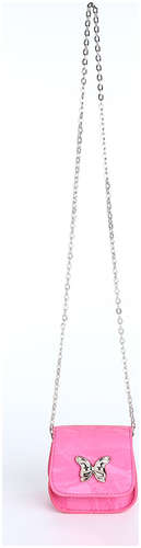 Сумка женская на магните, цвет розовый 103211741