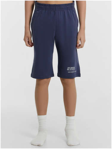 Шорты домашние для мальчиков синие Mark Formelle / 103235493 - вид 2