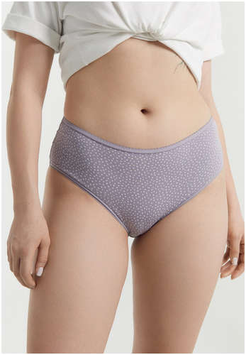 Трусы женские макси серые с принтом Mark Formelle / 103181699 - вид 2