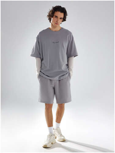 Футболка мужская серая Mark Formelle 103233657