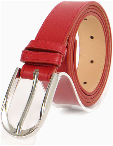 Ремень женский, ширина 2.8 см, пряжка металл, красный 103241516