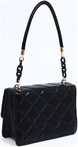 Сумка женская на магните, цвет черный / 103150354 - вид 2