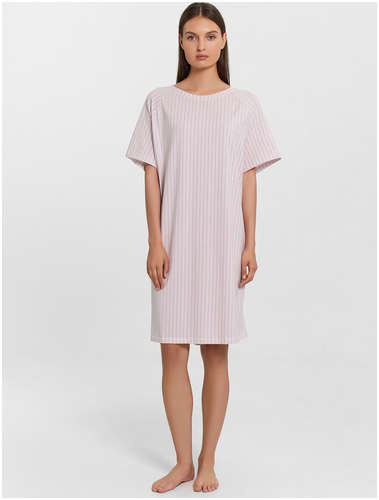 Сорочка ночная женская розовая с принтом Mark Formelle 103241414