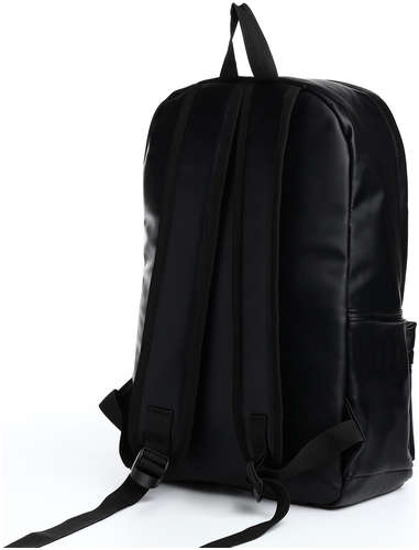Рюкзак молодежный на молнии, 5 карманов, цвет черный / 103179314 - вид 2