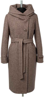 Пальто женское утепленное (пояс) EL PODIO / 10386015 - вид 2