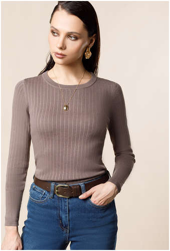 Джемпер кофейный VILATTE 103241213