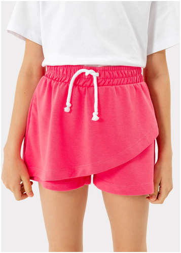 Шорты-юбка розового оттенка для девочек Mark Formelle 103171851