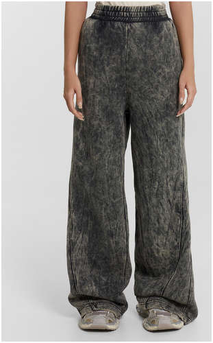 Брюки женские черные с обработкой эйсид Mark Formelle / 103241334 - вид 2