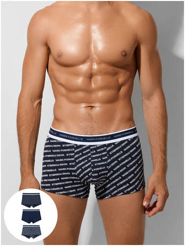 Трусы боксеры мужские в наборе, 3 шт Mark Formelle 103242221