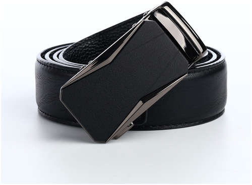 Ремень мужской, ширина 3,6 см, пряжка автомат, цвет черный / 103206406 - вид 2